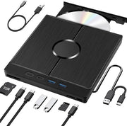 Esterna lettura DVD con lettore SD, bruciatore di DVD RW, USB 3.0, portatile