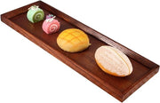 Dienblad per Tè in Legno – 45×15×2 Cm, Facile da Pulire, Accessorio Cucina