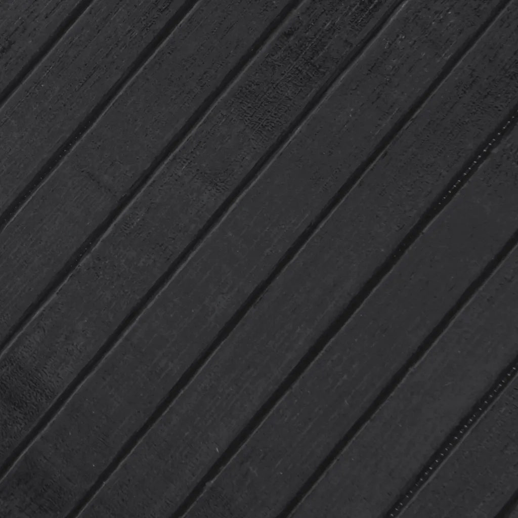 Tappeto Rotondo Grigio 100 cm in BambÃ¹