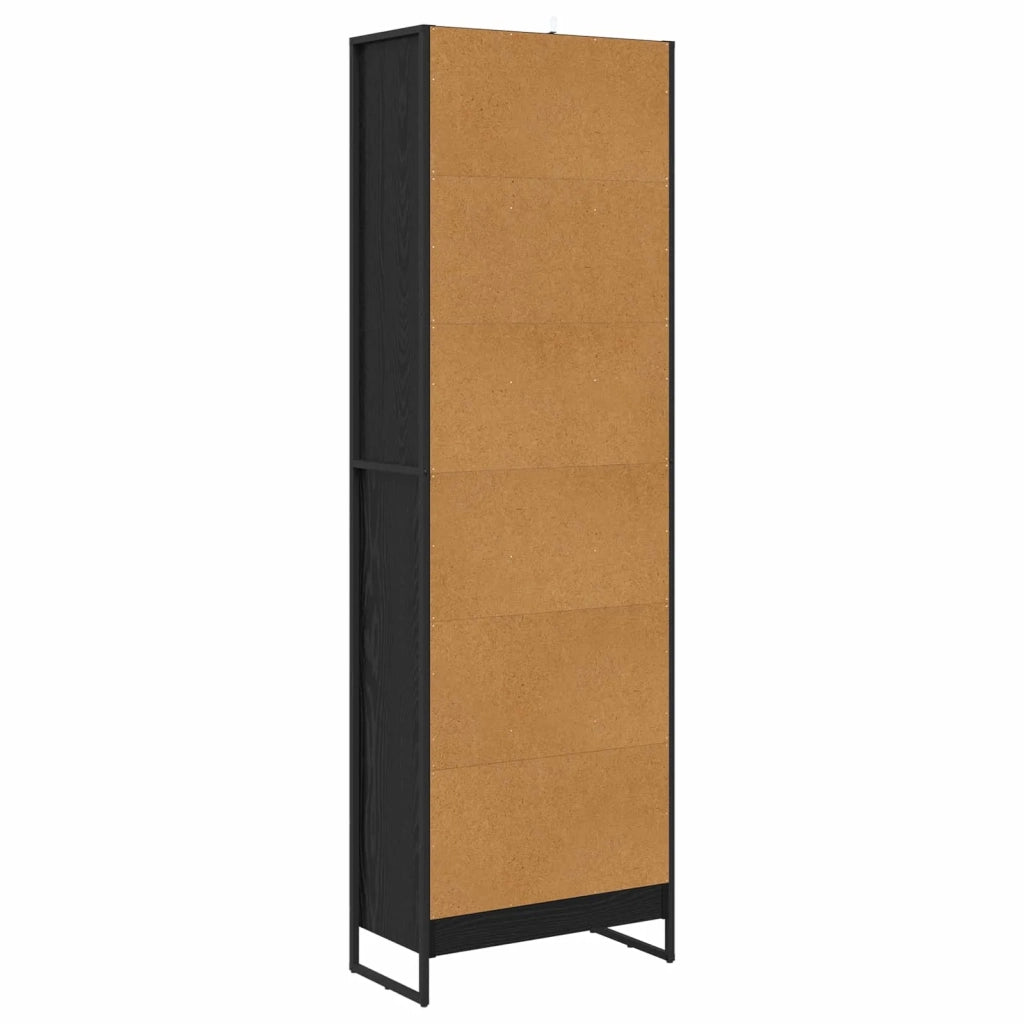 Armadio per Libri 2 pcs Rovere Nero 60 x 30 x 189,5 cm 3402998