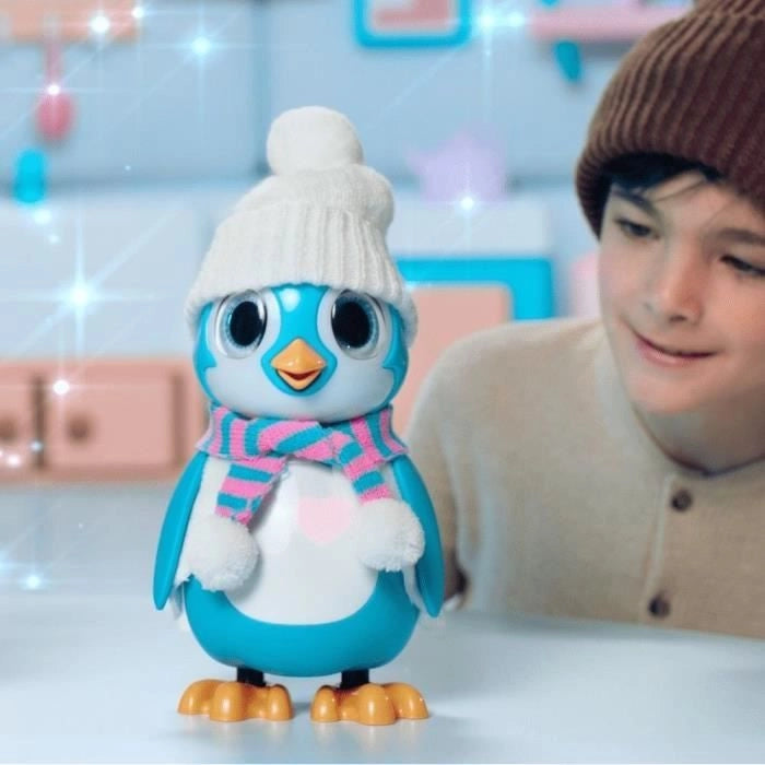 Pinguino interattivo blu - RESCUE PENGUIN