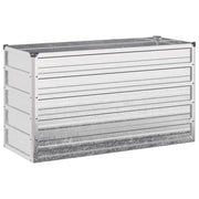 Letto rialzato da giardino Argento 100 x 40 x 55 cm 8006236