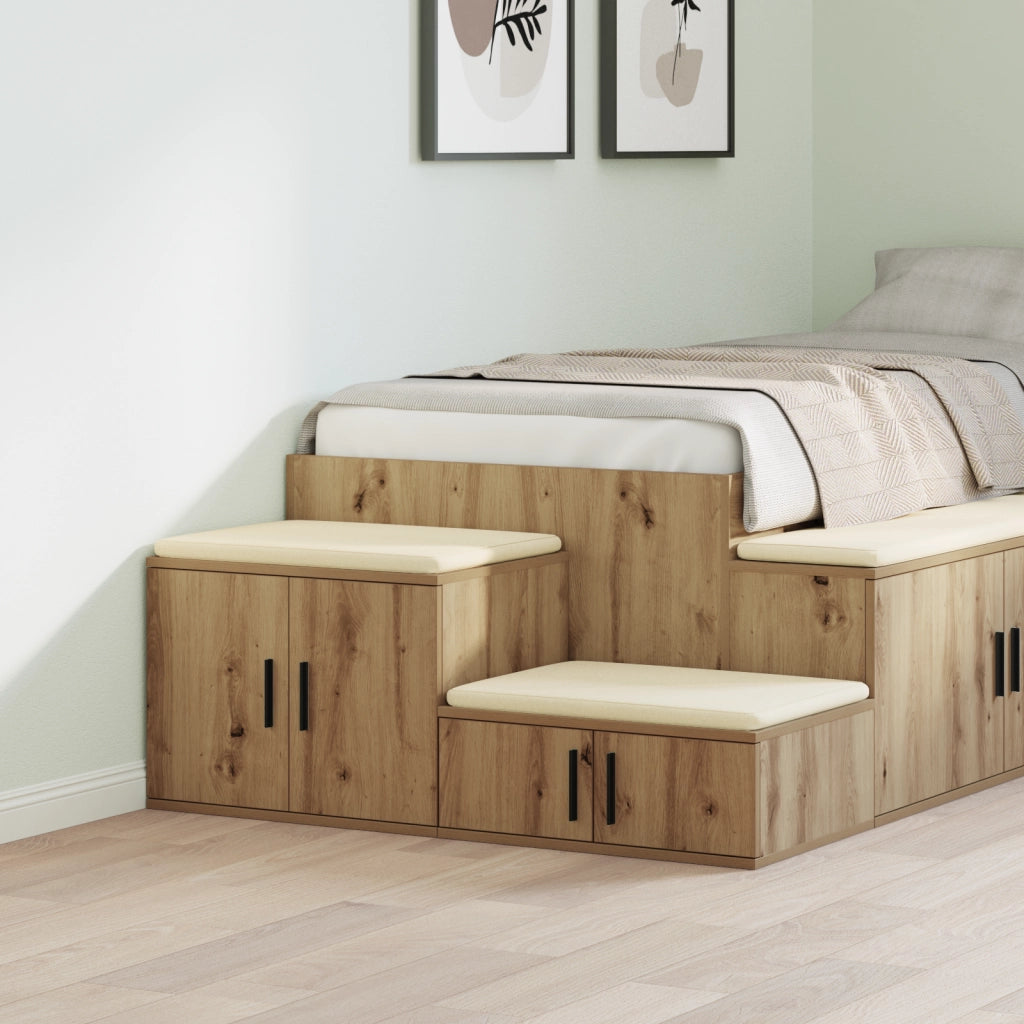 Armadio di stoccaggio  Rovere Artisan 118x41x40 cm in legno ingegnerizzato