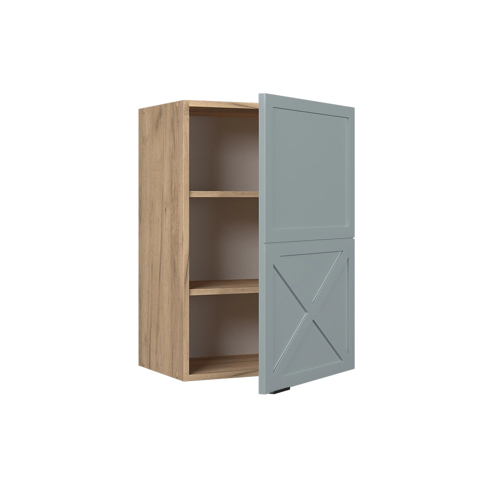 Pensile da cucina Fame-Line Blu-grigio chiaro/Rovere dorato 50 cm Vicco