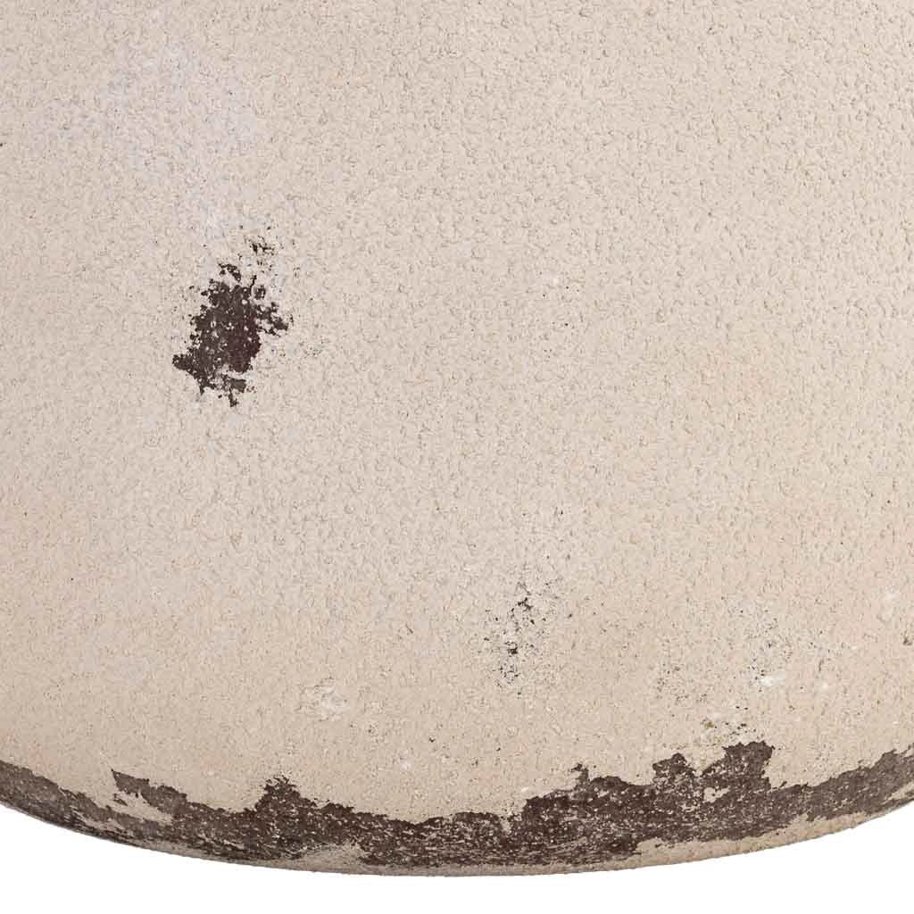 Fioriera in metallo marrone 40x40x33h cm