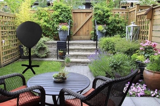 Barbecue copri, idoneo per griglia verticale, design di presa facile da staccare, Ø 50 cm
