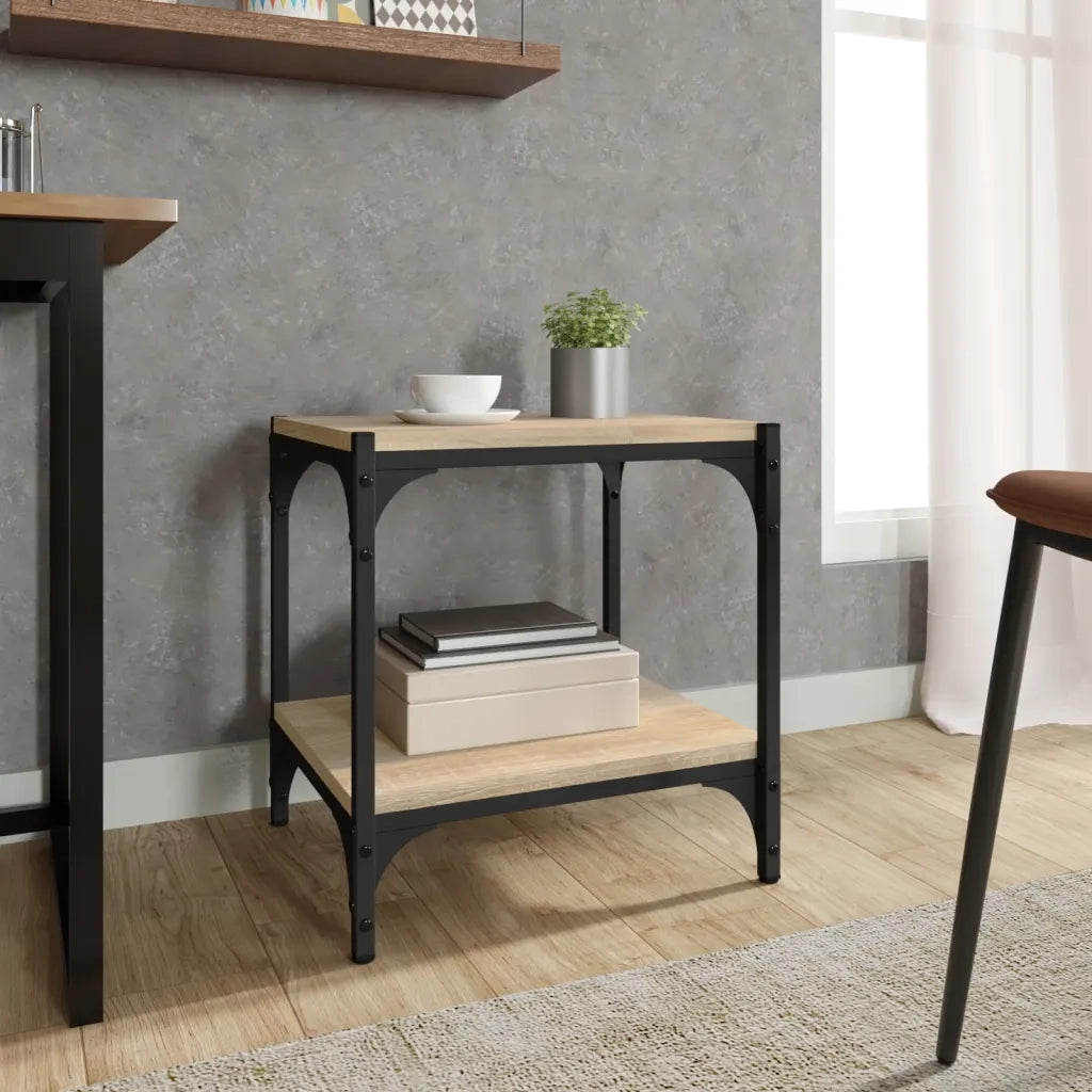 Mobile TV | Armadietto TV | Mobile Porta TV Rovere Sonoma 40x33x41 cm Legno Multistrato e Acciaio