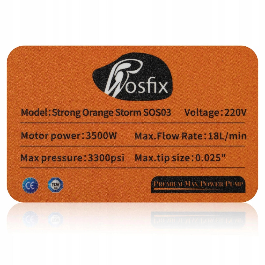 Agitatore Verniciatura Rosfix Strong Blue Storm SBS03 – Motore 3500W, Pressione 22MPA, Flusso 18L/min
