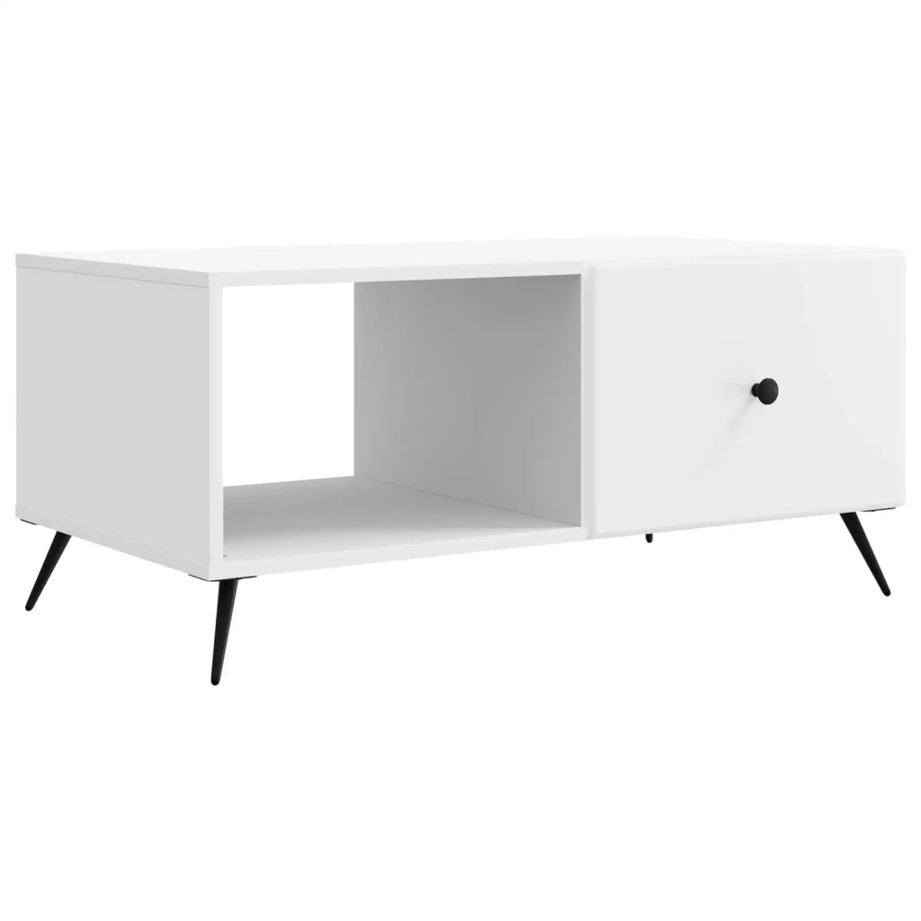 Tavolino da salotto Bianco 90 x 50 x 40 cm Legno ingegnerizzato 895645