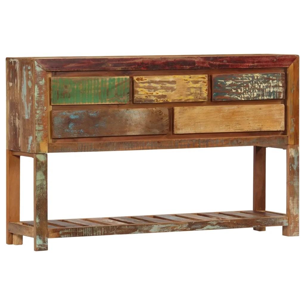 Credenza-Buffet-Armadio da cucina 120x30x75 cm Legno Massello di Recupero