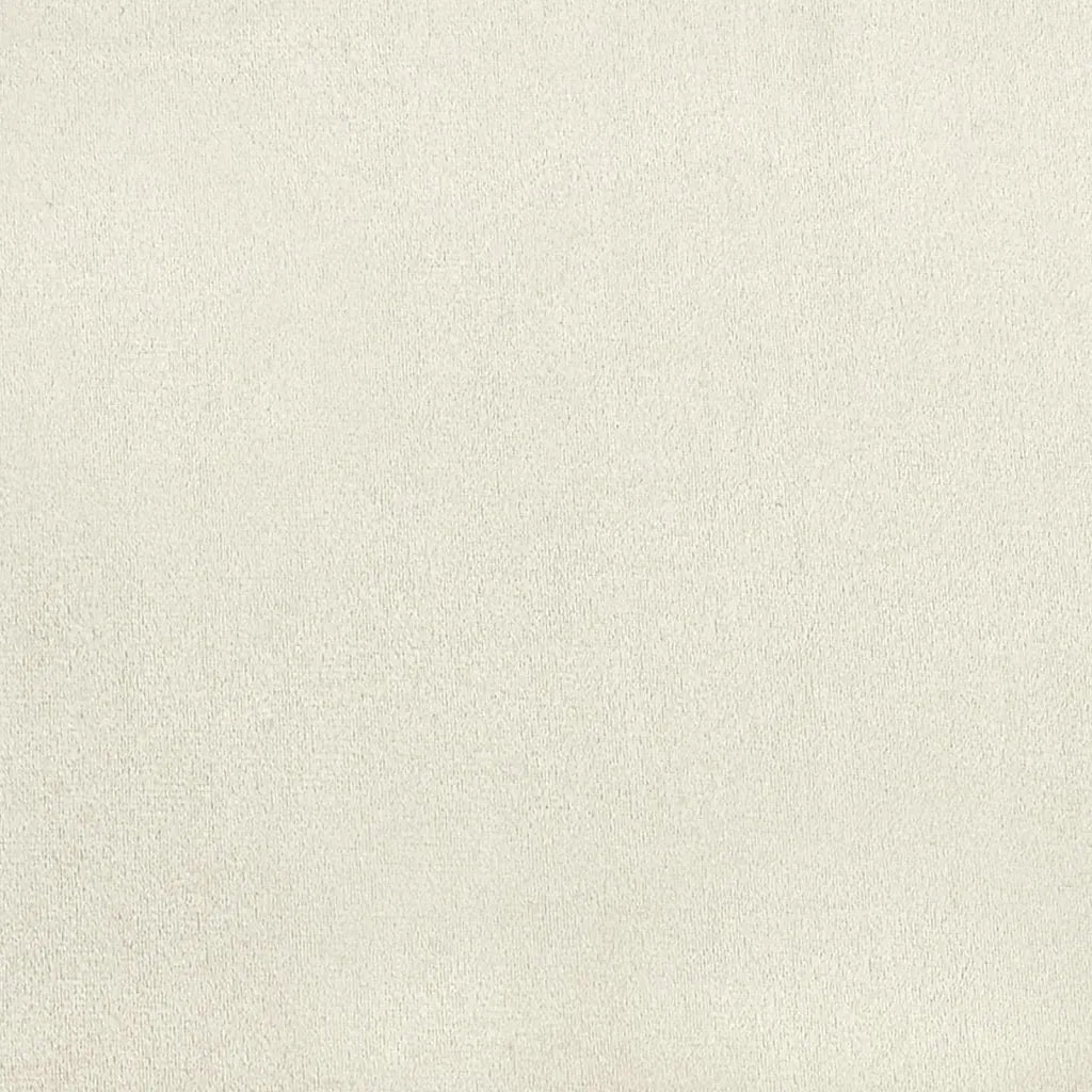 Sedie da Pranzo 4 pz Bianco Crema in Velluto 325666