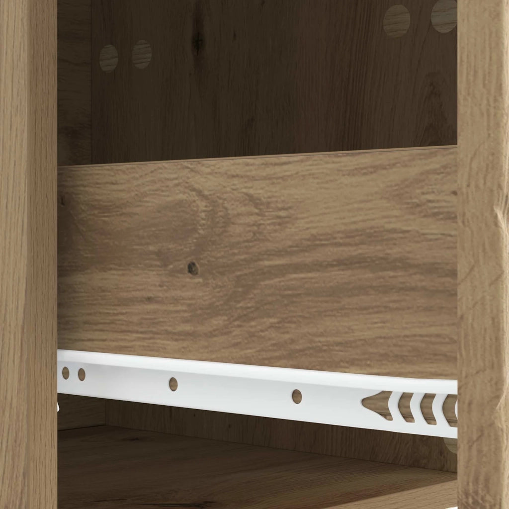 Mobiletto da notte a muro Rovere Artigianale 49 x 34,5 x 20 cm 898803