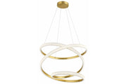 Lampada a sospensione Reality Enzo LED 58W ottone Ø70