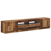 Mobile TV LED a 5 pezzi Legno antico Legno ingegnerizzato 3417011