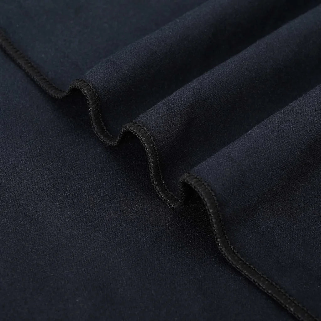 Asciugamani per lettino 2 pcs Nero 210 x 75 cm