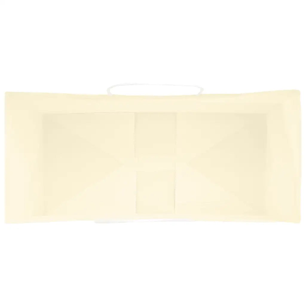 Sacchetti di Carta 50 pz con Manici Gialli 26x12x35 cm