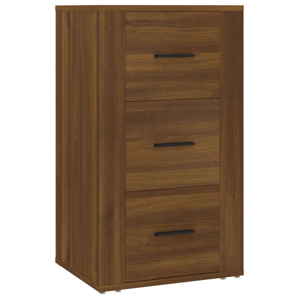 Credenza Rovere Marrone 40x33x70 cm in Legno Multistrato 819427