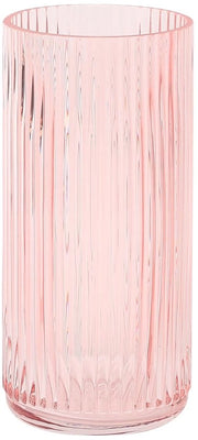 Vaso di Vetro a Rilievo - Moderne Vetrina per Fiori - 20 cm - Adatto per Soggiorno/Bagni/Ufficio - Ideale per Buste di Fiori