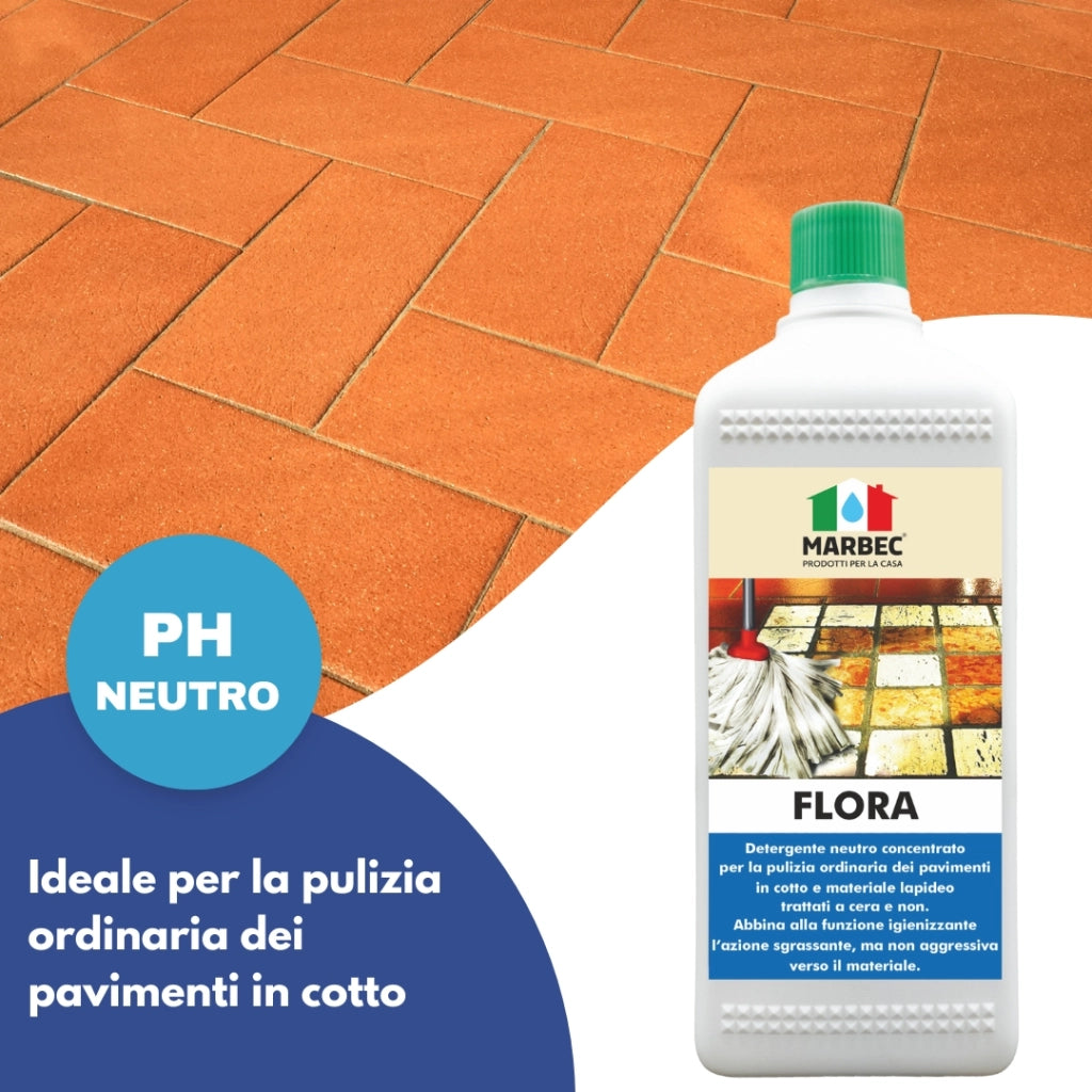 Pulizia pavimenti FLORA   5LTx4Pz