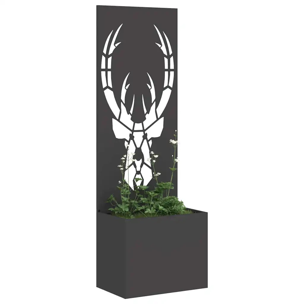 Schermo per privacy in giardino Stampa animale Nero 50 x 150 cm 876483