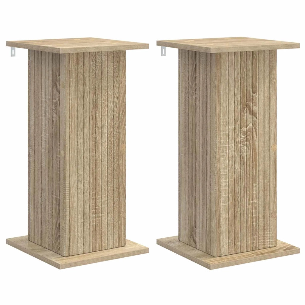 Supporto per piante 2 pcs Rovere Sonoma 30,5 x 30 x 60,5 cm
