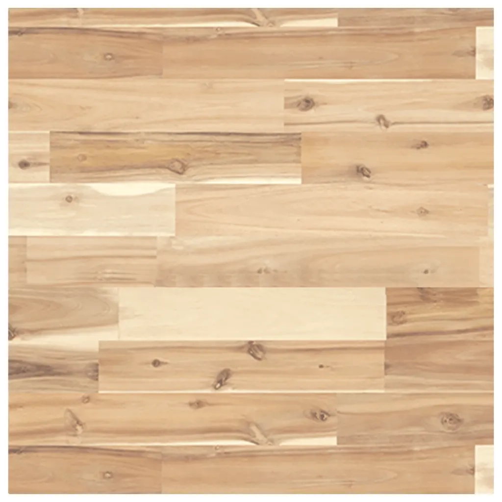 Piano Tavolo Quadrato 50x50x4 cm in Legno Massello di Acacia 4008713