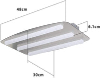 ZMH Lampada da soffitto LED nichel acrilico per interni cucina anche parete