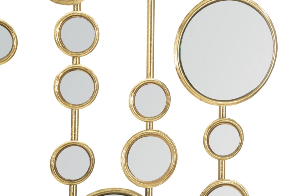 Pannello da Muro Small Mirrors 35,5x1,5x90 cm in Ferro