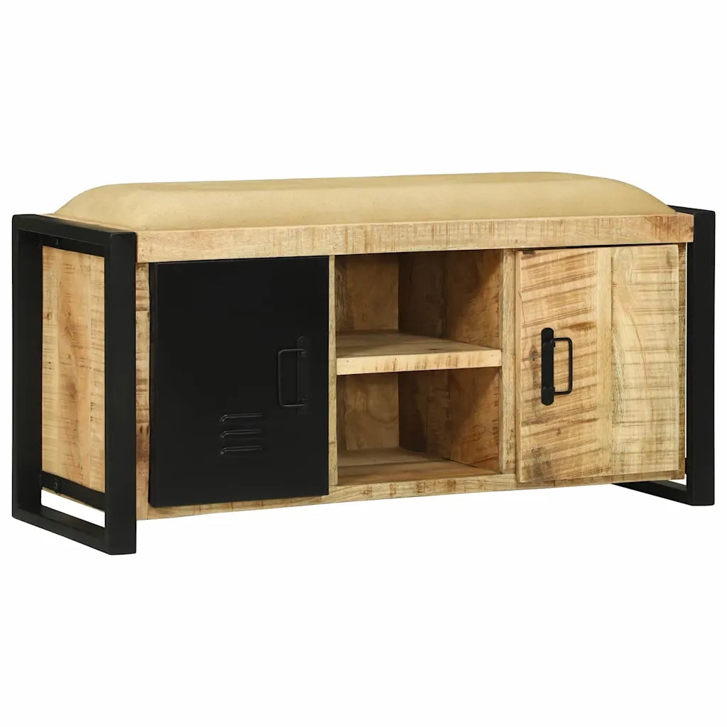 Armadio Panchina Marrone Legno massello di mango 4013617