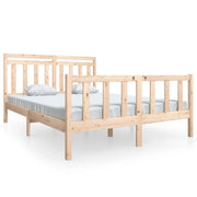 Letto matrimoniale | Letto per adulti | Giroletto in Legno Massello 160x200 cm