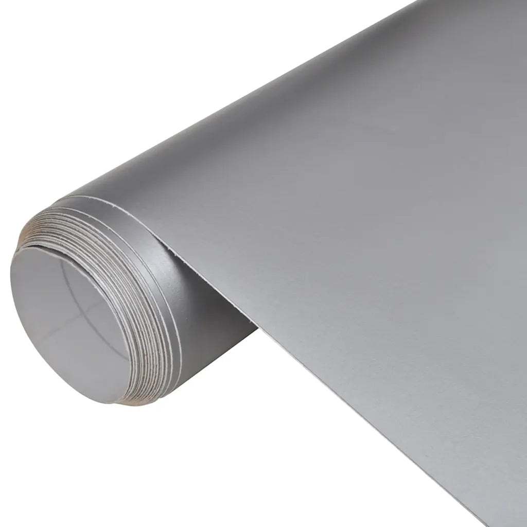 Pellicole per Auto 2 pz Argento Opaco 100x150cm + 50x150cm CFW5588955