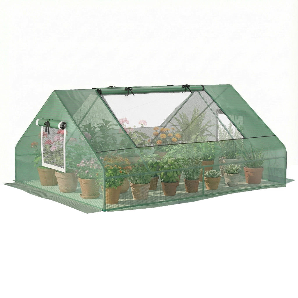 Serra da giardino ¨C zephmum ¨C verde 180x140x80 cm