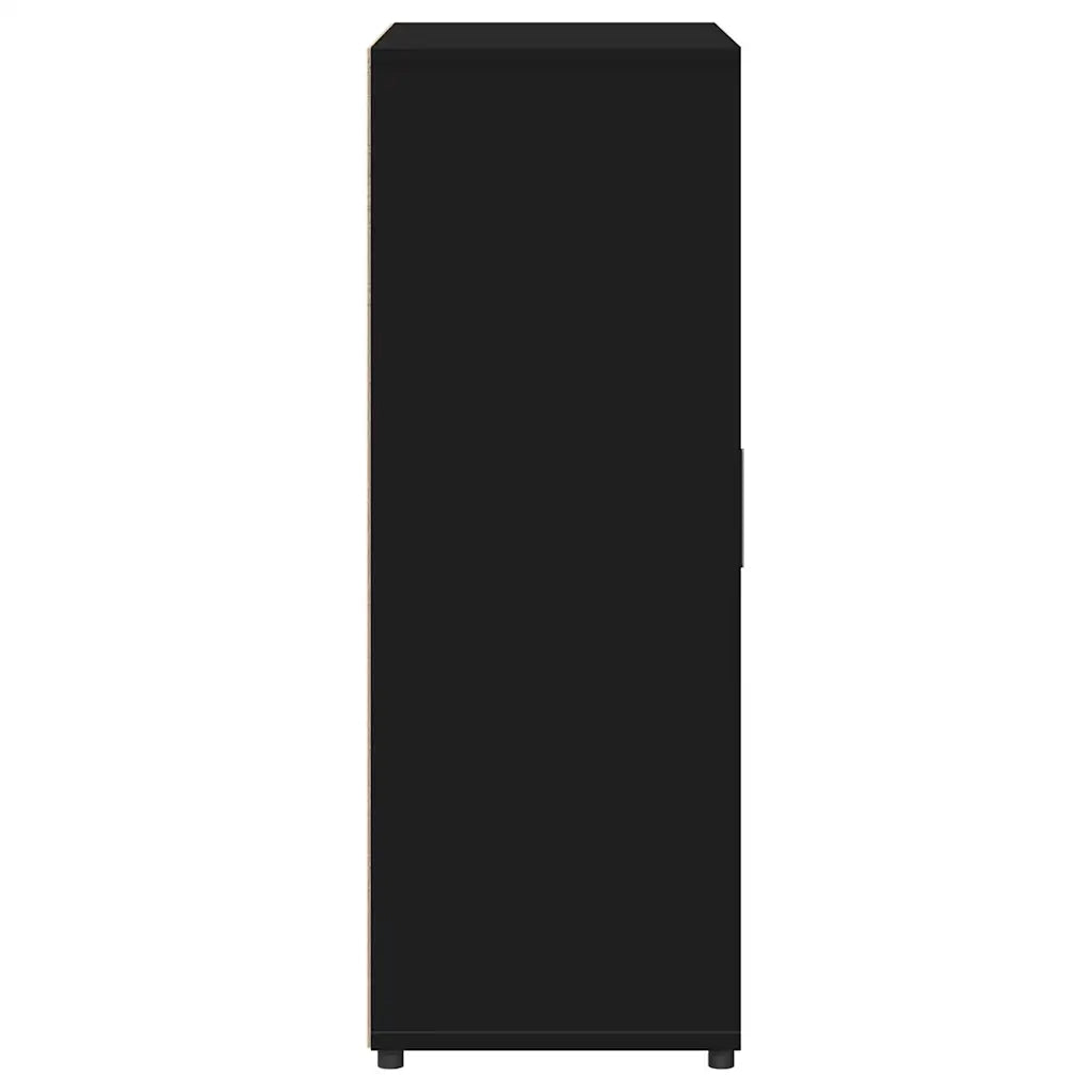 Credenze 2 pz Nere 60x31x84 cm in Legno Multistrato 3276589