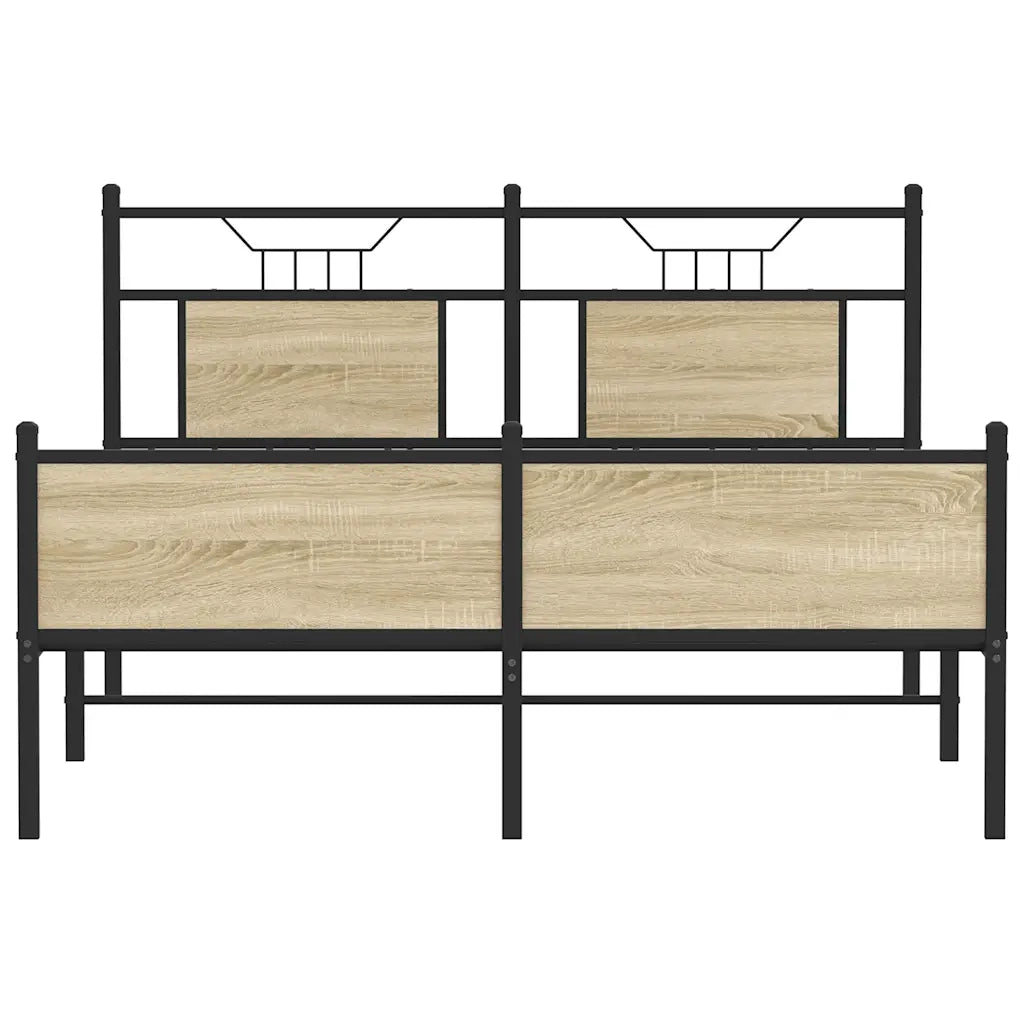 Giroletto senza Materasso Rovere Sonoma 140x200cm in Truciolato 4106981