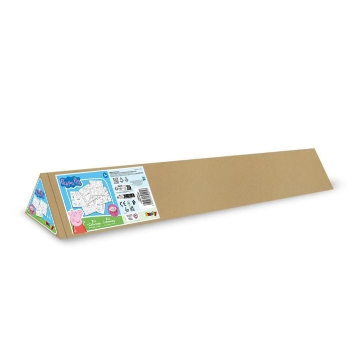 Smoby - Ricarica pagine da colorare per il tavolo creativo dei bambini - 10 fogli da colorare di Peppa Pig