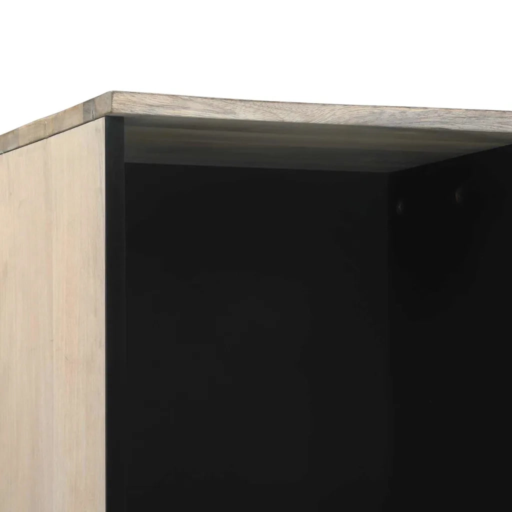 vidaXL Mobile da Bagno con lo scaffale Marrone e Nero 38 x 33 x 160 cm