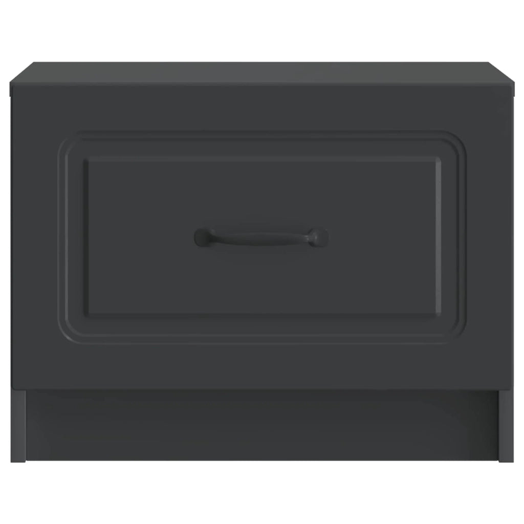 Tavolino da salotto Nero 49 x 50 x 37 cm Legno ingegnerizzato 895886