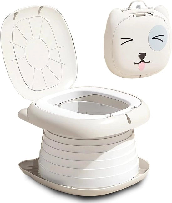 Cassetto Portatile per Bambini, Sedia per la Toilette Portatile, Toilette per Bambini, Sedia per la Toilette Portatile, Toilette Portatile per Viaggi, Toilette per Bambini da Viaggio, Bambini, Ripiegabile per Interno