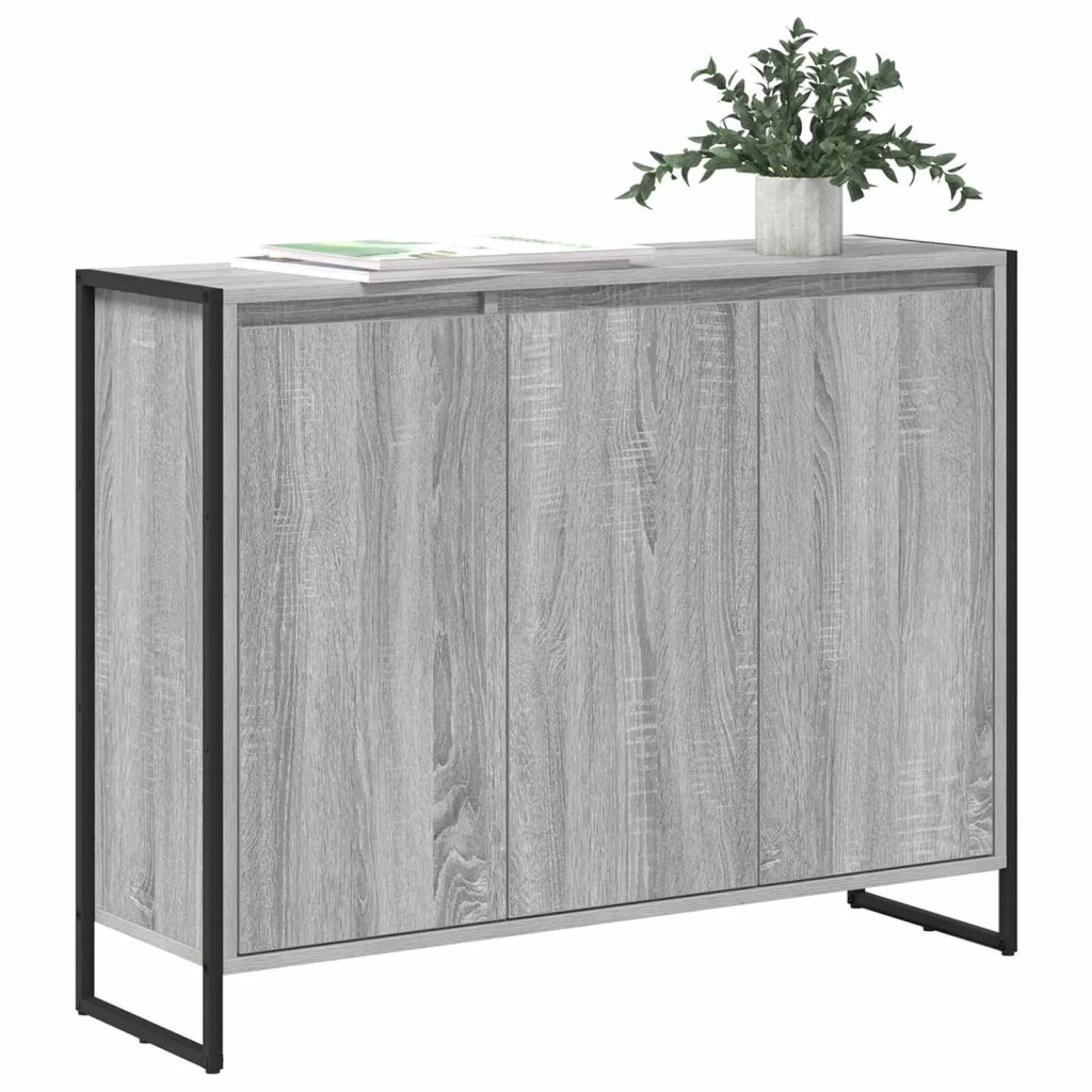 Mobile laterale Grigio Sonoma 96,5 x 30 x 75 cm 886609