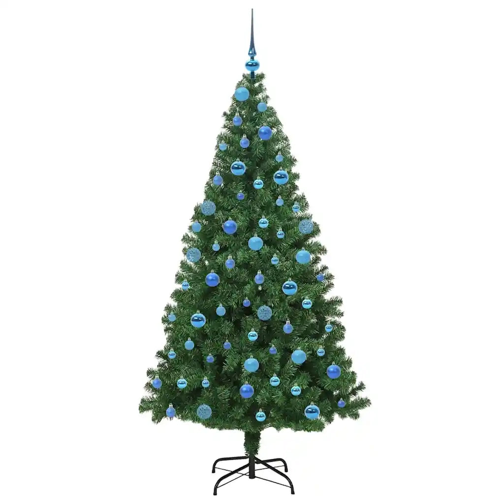 Albero di Natale artificiale con 300 LED Verde 180 cm