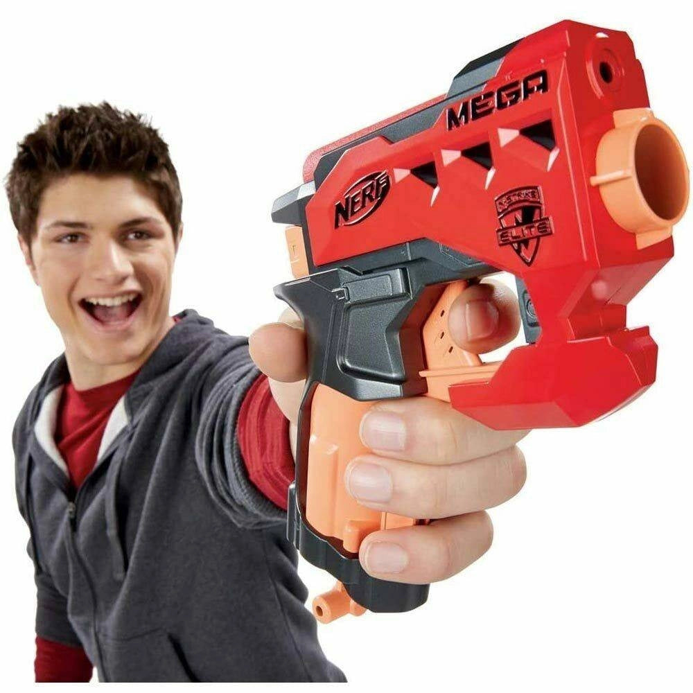 Trade Shop - Pistola N-strike Mega Big Shock Blaster Giocattolo Per Bambini 2 Munizioni -