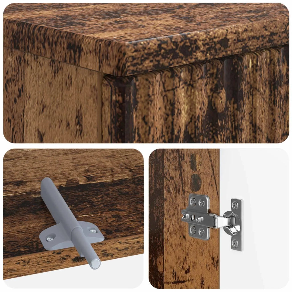 Set di armadietti da bagno in 3 pezzi ARNHEM Legno antico 3417448