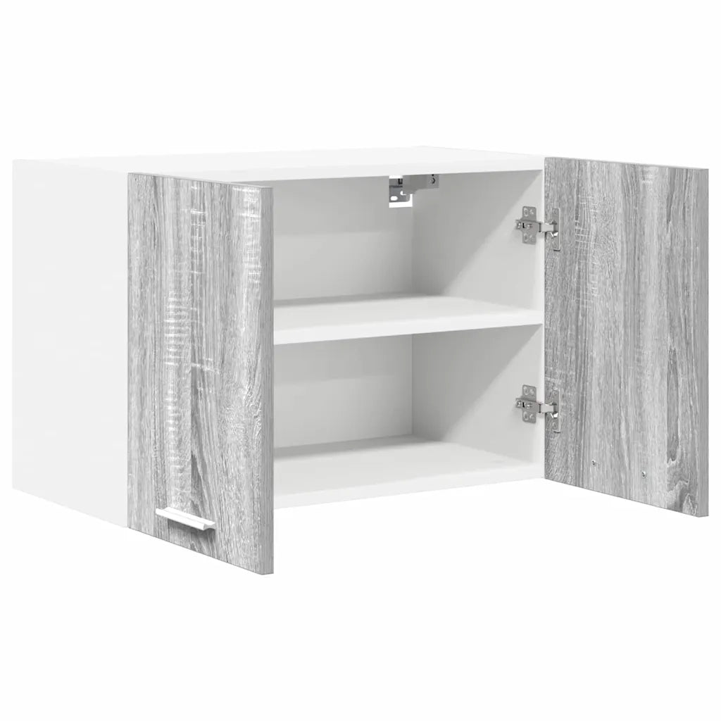 Armadio pensile Grigio Sonoma e Bianco 60 x 31 x 40 cm 884172
