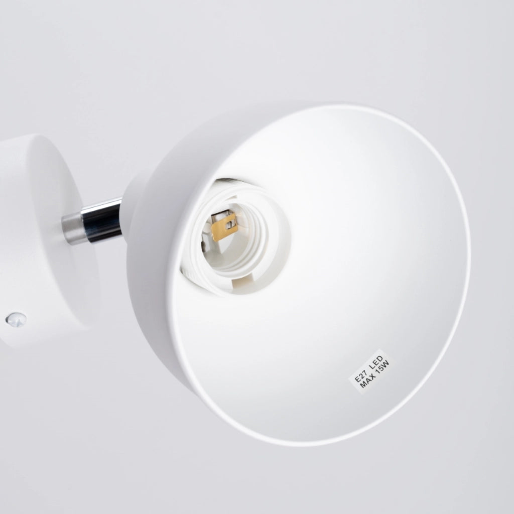 Lampada da parete ELBA bianco