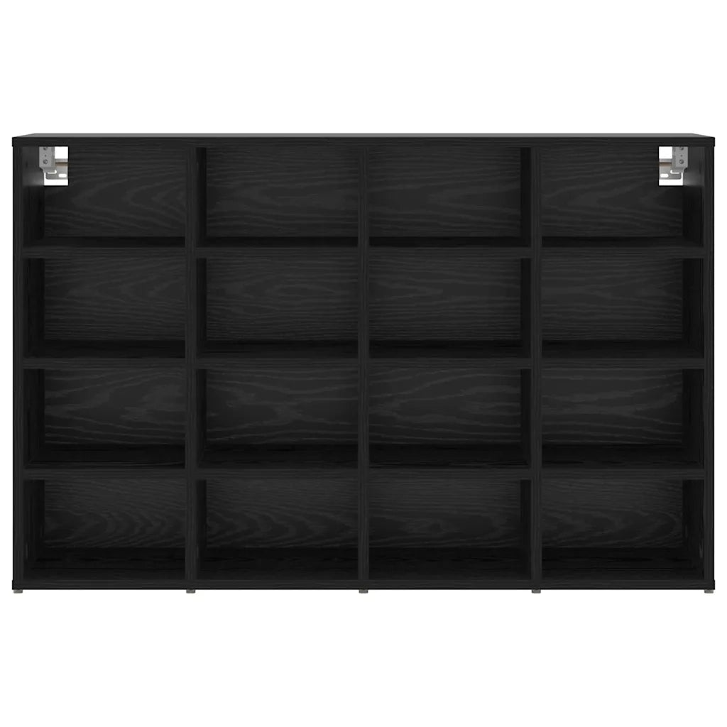 vidaXL Scarpiera Rovere nero 103 x 30 x 67 cm Legno multistrato