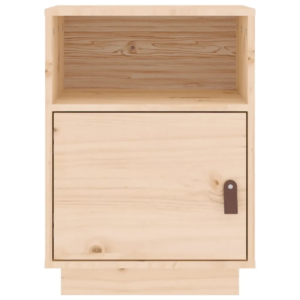 Comodino 40x34x55 cm in Legno Massello di Pino 818315