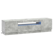 Mobile TV LED Grigio Cemento Legno ingegnerizzato 897348