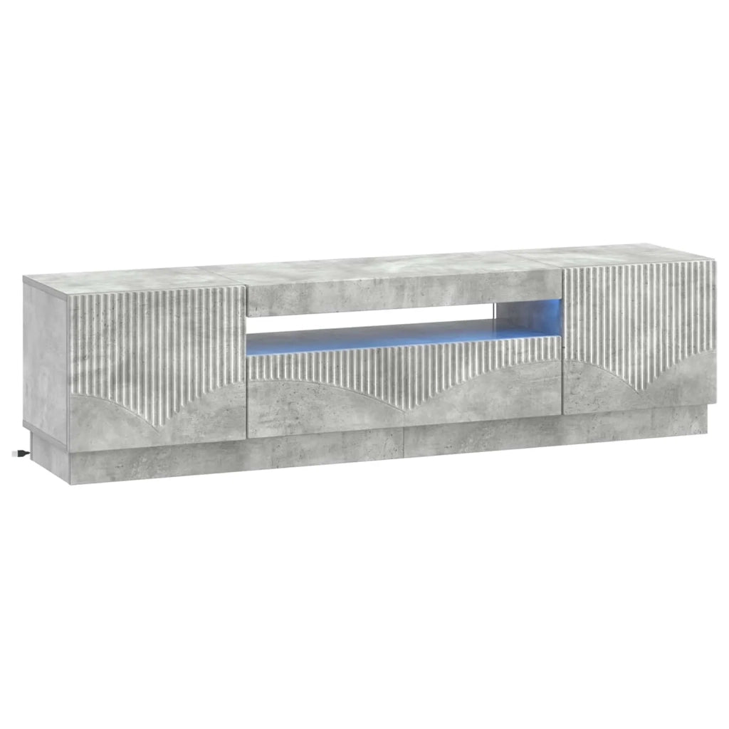 Mobile TV LED Grigio Cemento Legno ingegnerizzato 897348