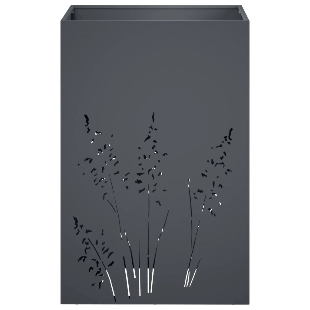 Vaso da giardino Antracite 50 x 50 x 75 cm 8005768