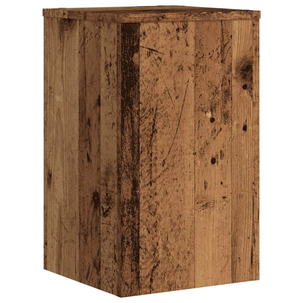 Portavasi mobili per fiori set da 2 legno di recupero legno ingegnerizzato marrone 02_0045370